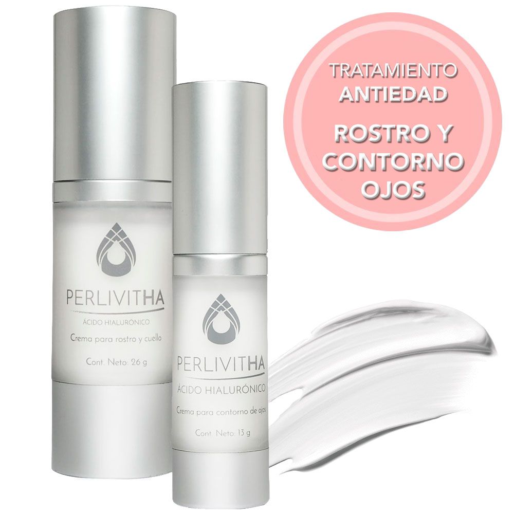 Tratamiento perlivit ha antiedad rostro y contorno de ojos