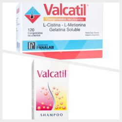 Valcatil 120 comprimidos + Valcatil shampoo 150ml