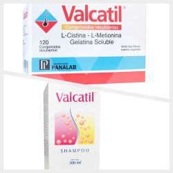 Valcatil 120 comprimidos + Valcatil shampoo 300ml