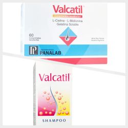 Valcatil 60 comprimidos + Valcatil shampoo 150ml