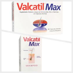 Valcatil max 30 caps + valcatil max shampoo 300ml