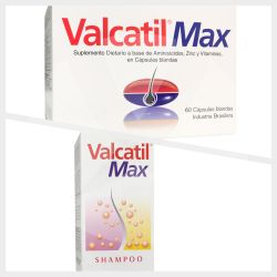 Valcatil max 60 caps + valcatil max shampoo 150ml