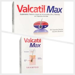 Valcatil max 60 caps + valcatil max shampoo 300ml