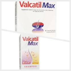 Valcatil max 90 caps + valcatil max shampoo 150ml