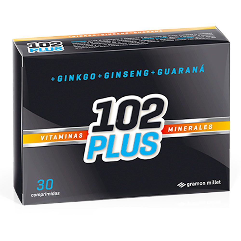 102 plus vitaminas y minerales comprimidos