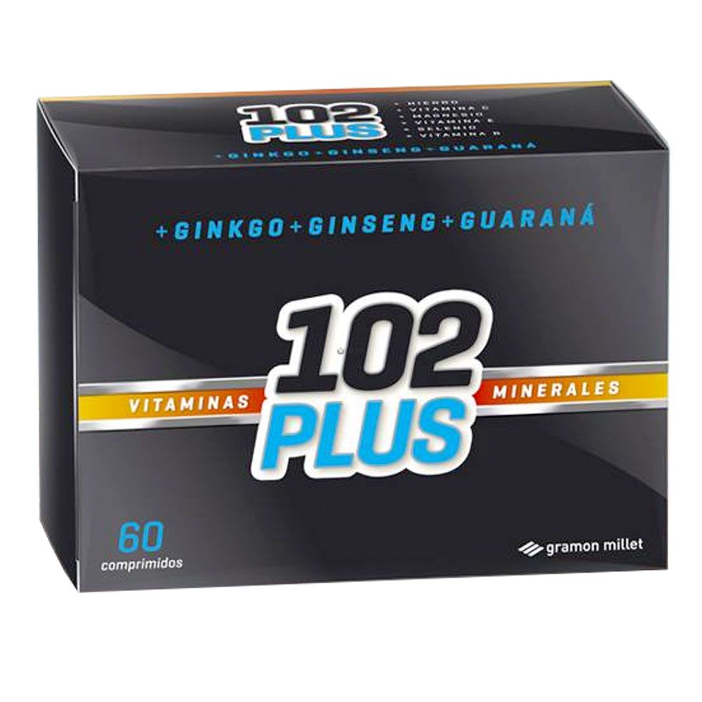 102 Plus Vitaminas Y Minerales Comprimidos