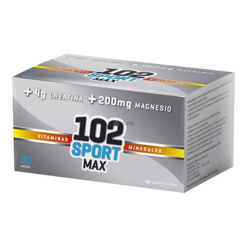 102 Sport Max Vitaminas Minerales Creatina Magnesio