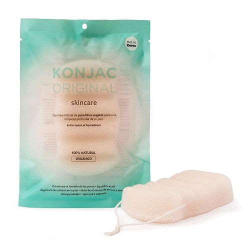 Konjac Esponja Corporal Blanca Natural