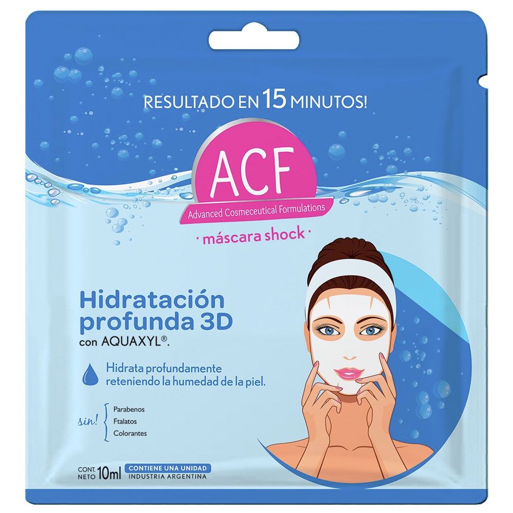 Acf Shock Máscara Hidratación Profunda 3d