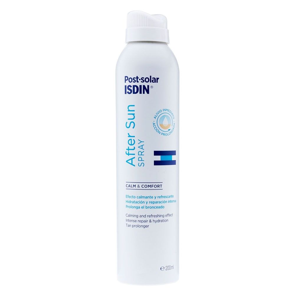 After sun isdin spray post solar efecto inmediato