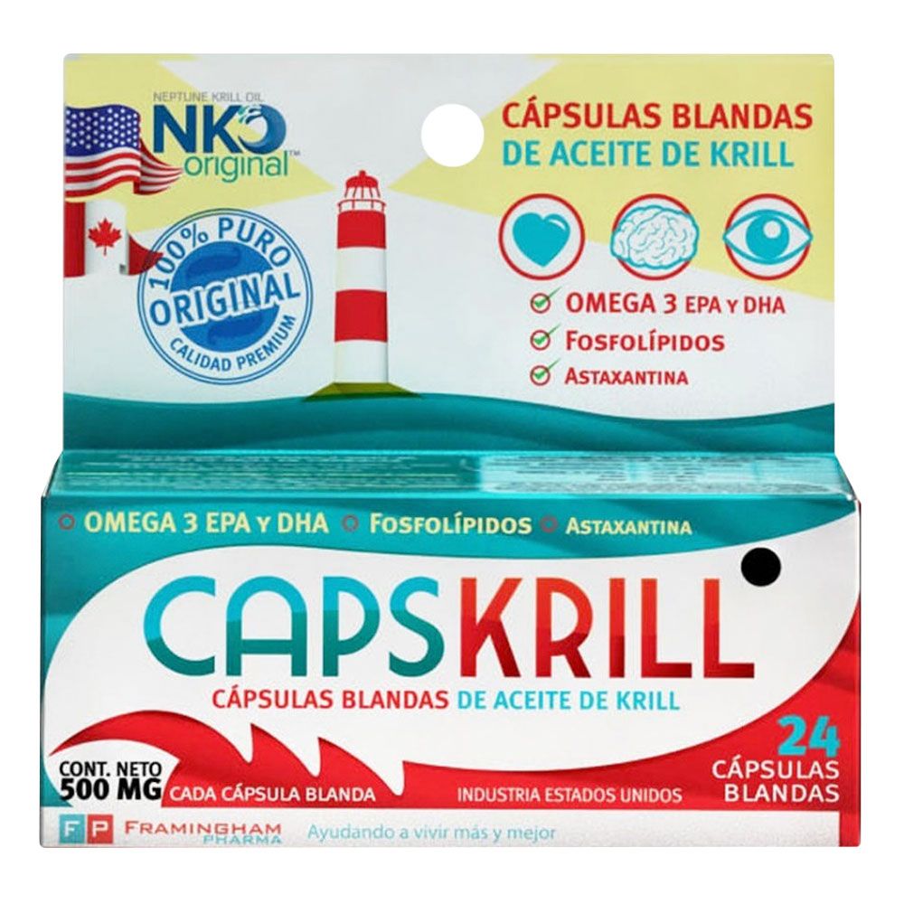 Capskrill aceite de krill en cápsulas