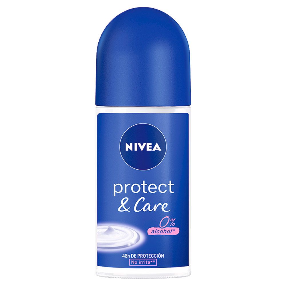 Nivea desodorante antitranspirante roll on protect & care