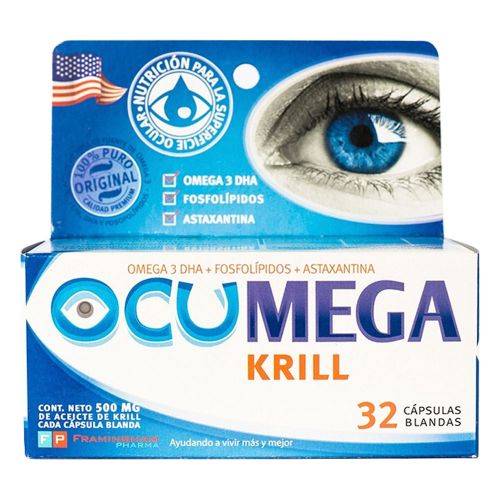 Ocumega Krill X 32 Cápsulas Blandas