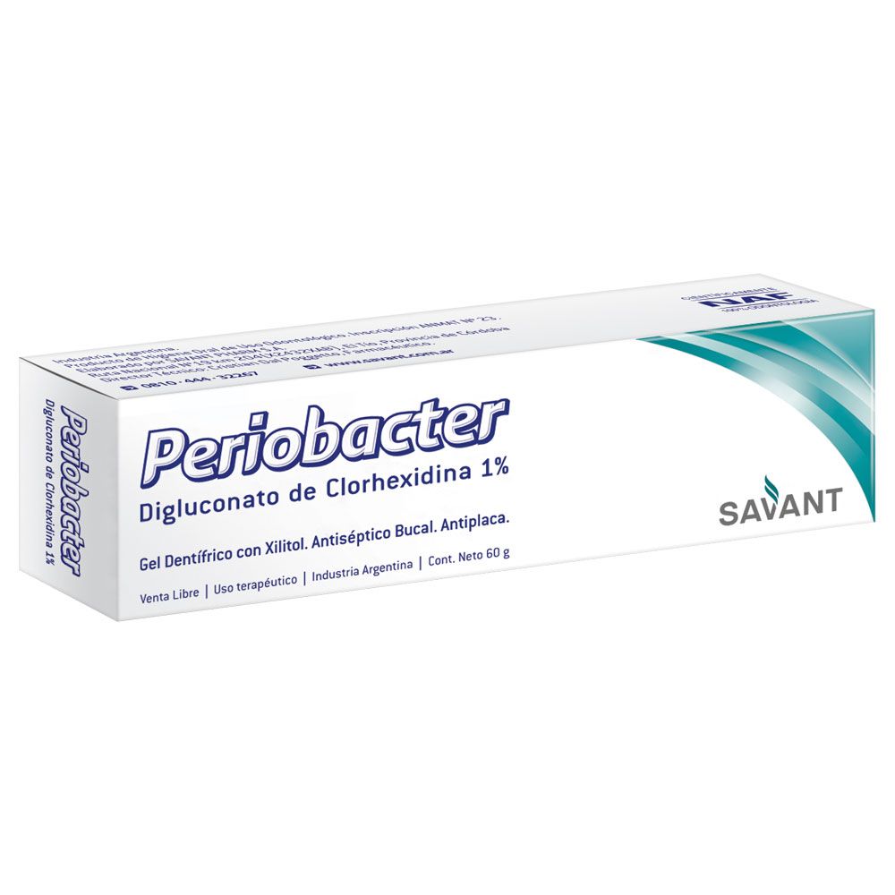 Periobacter gel dentí­frico