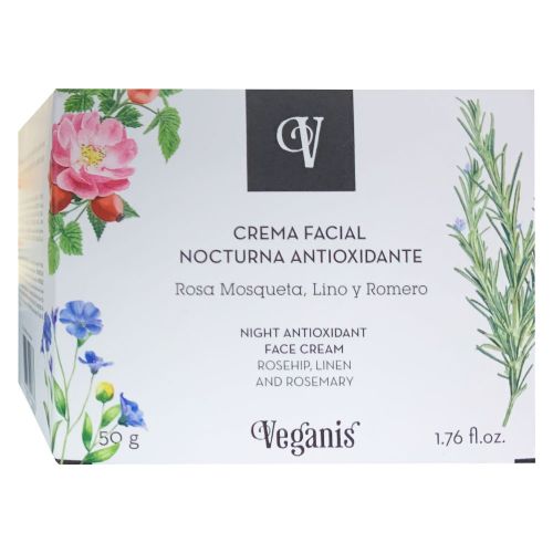 Veganis Crema Facial Nocturna Antioxidante