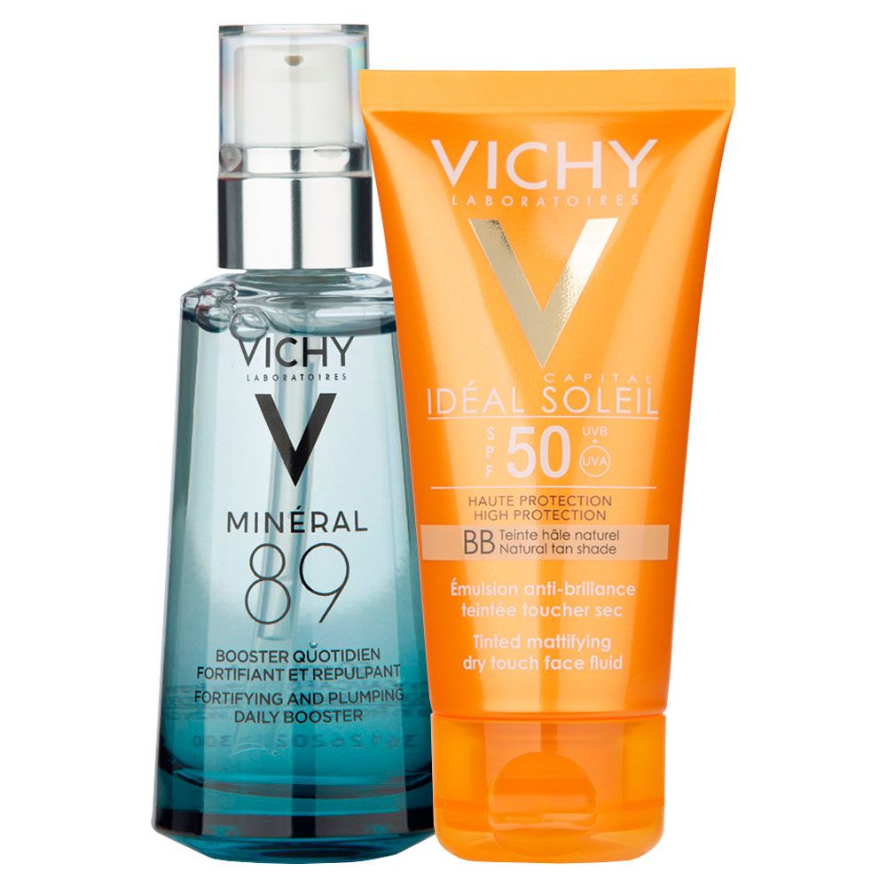 Vichy rutina fortificante + protección solar color
