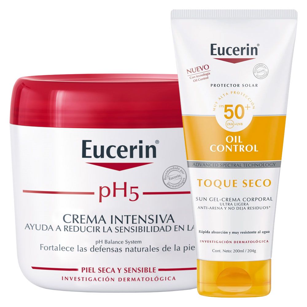 Eucerin combo protección corporal pieles sensibles