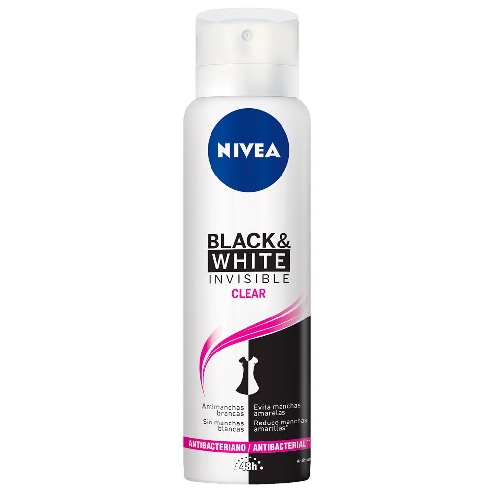 Nivea desodorante antitranspirante invisible black & white