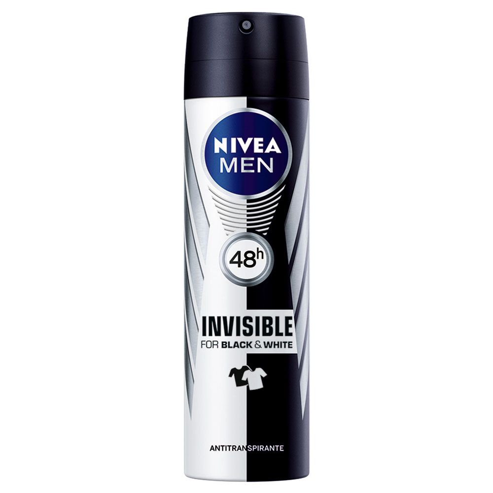 Nivea men desodorante antitranspirante aerosol black white