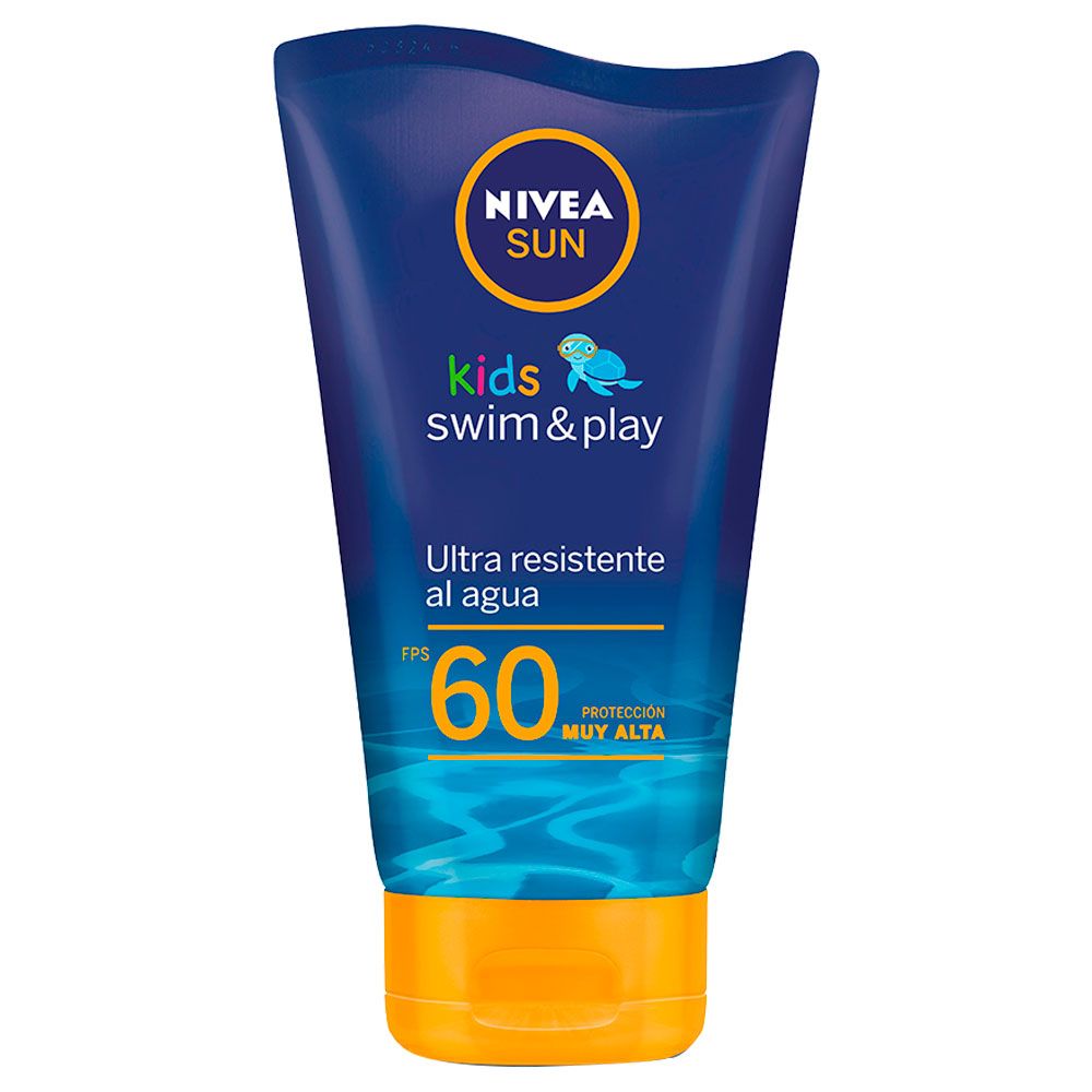 Nivea sun fps 60 protector solar kids swim & play