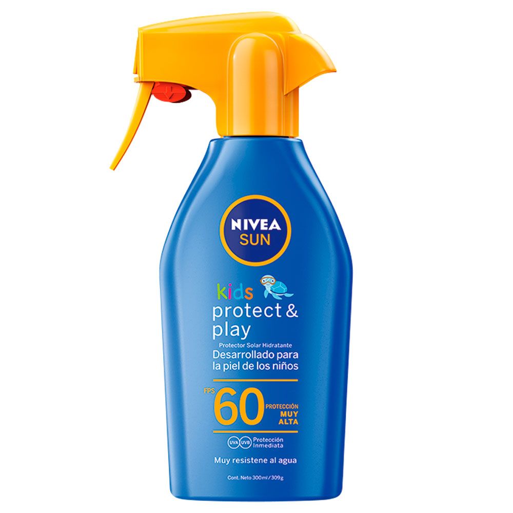 Nivea sun fps 60 protector solar kids swim & play spray