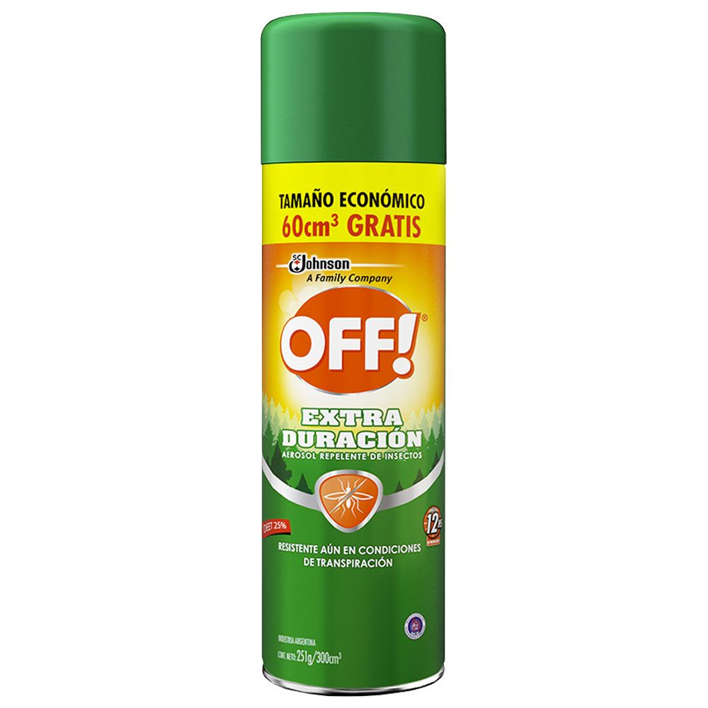 OFF! repelente extra duración en aerosol