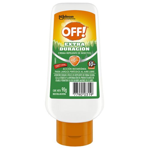 Off! Repelente Extra Duración En Crema