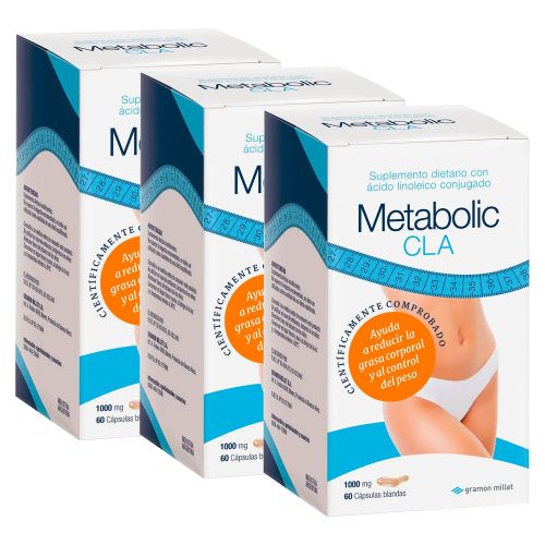 Pack 3 Metabolic Cla X 60 Cápsulas