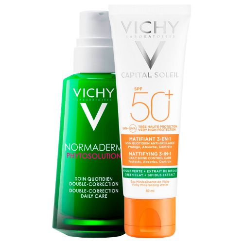 Vichy Combo Normaderm Crema + Capital Soleil Matificante