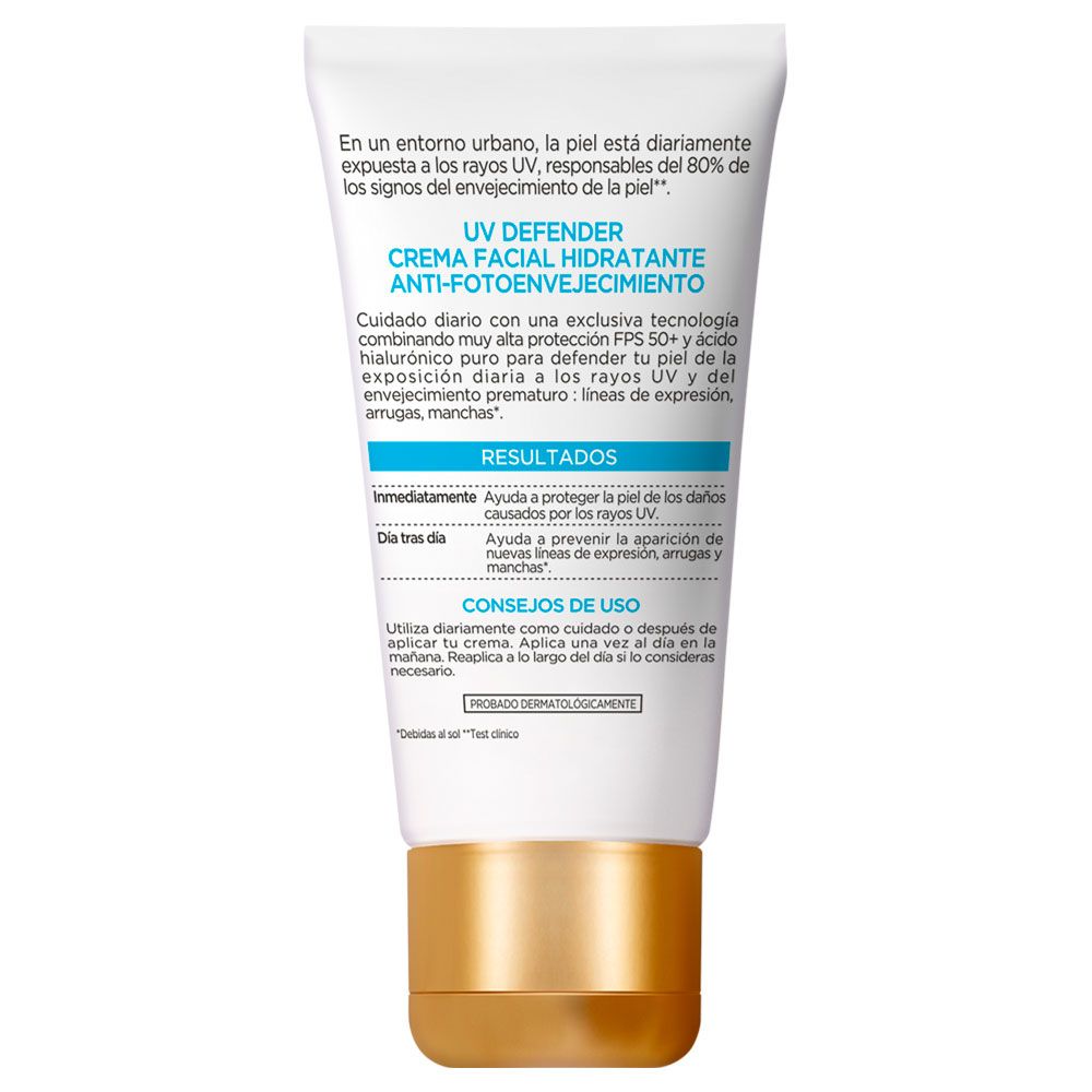 Loreal Paris Uv Defender Cuidado Diario Hidratación Intensa