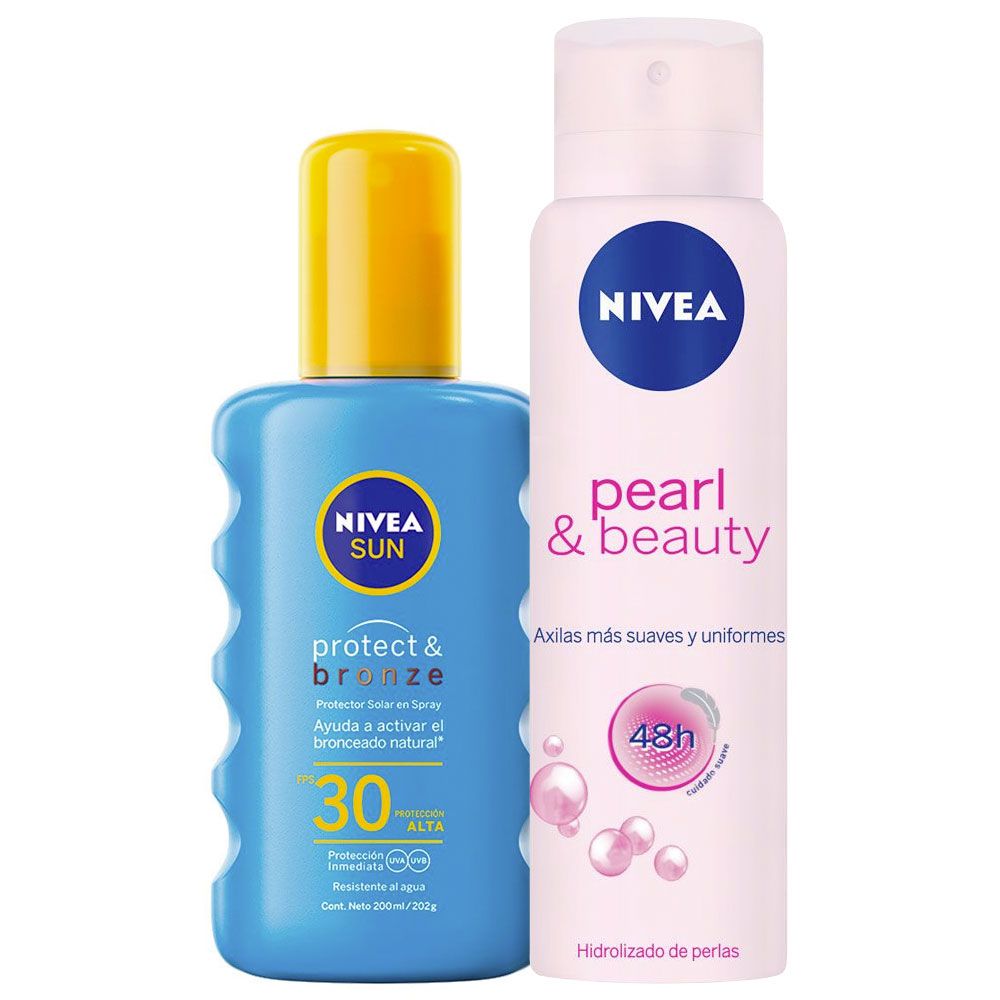 [ELIMINADO] Nivea Combo Protector Solar Fps30 Spray + Desodorante Pearl