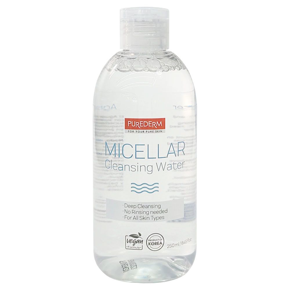Purederm vegan micellar cleansing water