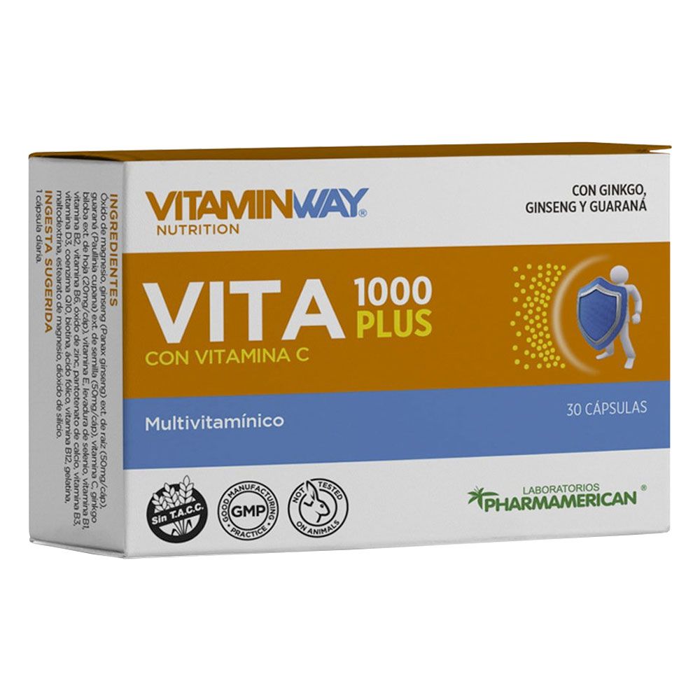 Vitamin way vita 1000 plus con vitamina c cápsulas