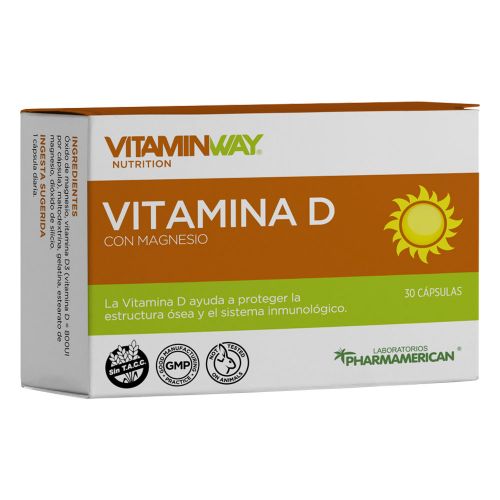 Vitamin Way Vitamina D Con Magnesio Cápsulas