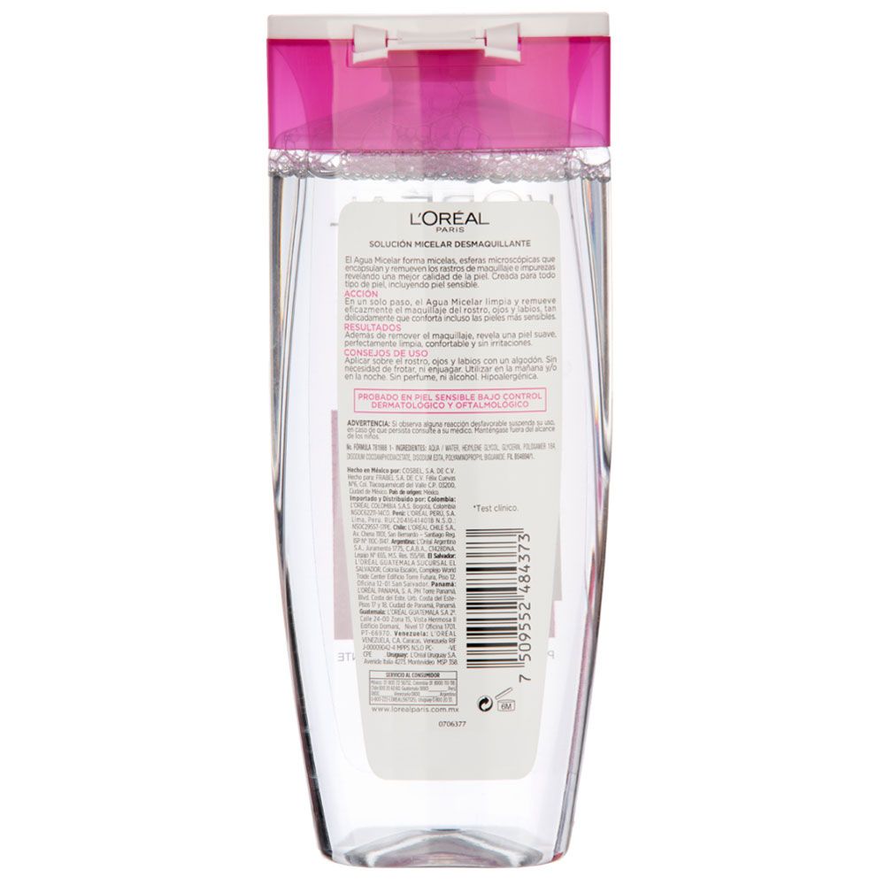 Loreal Paris Agua Micelar 5 En 1 Piel Sensible