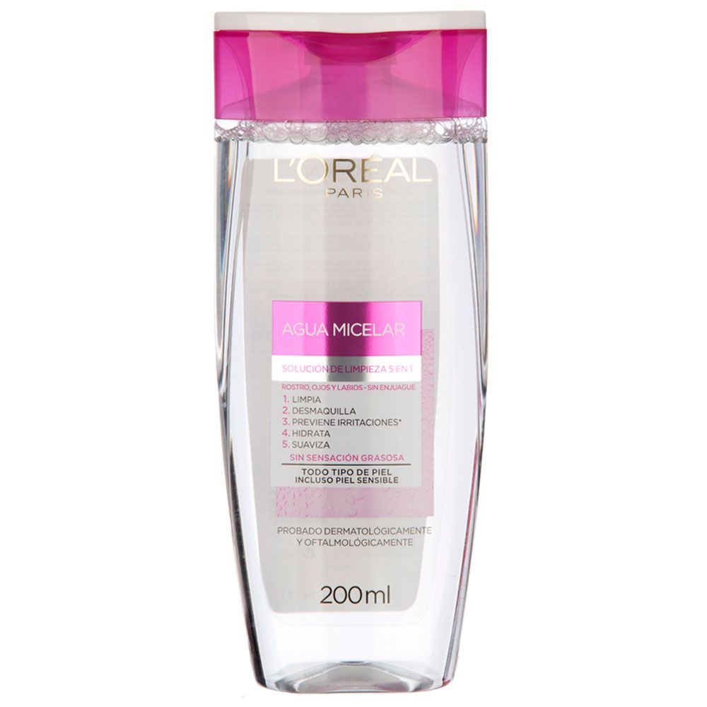 Loreal Paris Agua Micelar 5 En 1 Piel Sensible
