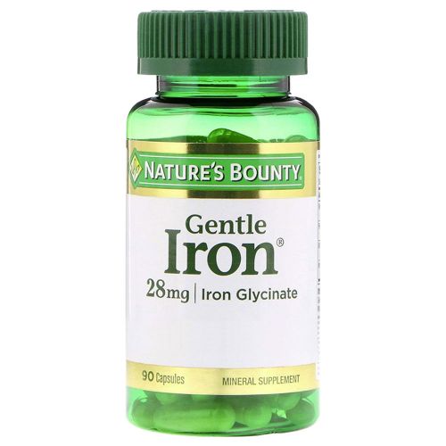 Natures Bounty Gentle Iron 28mg