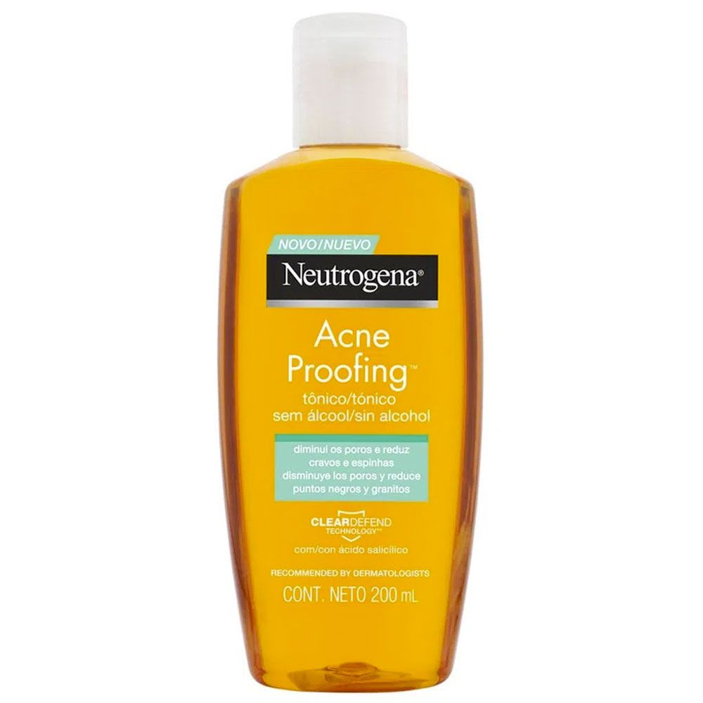 Neutrogena acne proofing tónico facial 200ml Farmacia Leloir - Tu farmacia online las 24hs