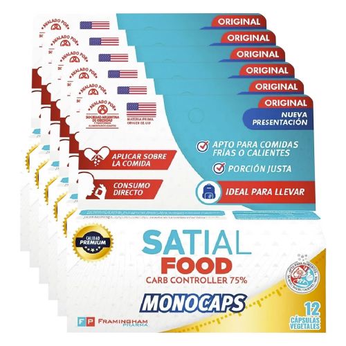 Pack 6 Satial Food Carb Controller Monocaps
