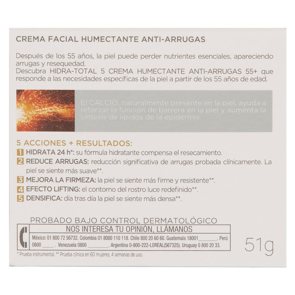 Loreal Paris Hidra Total 5 Expert Antiarrugas +55