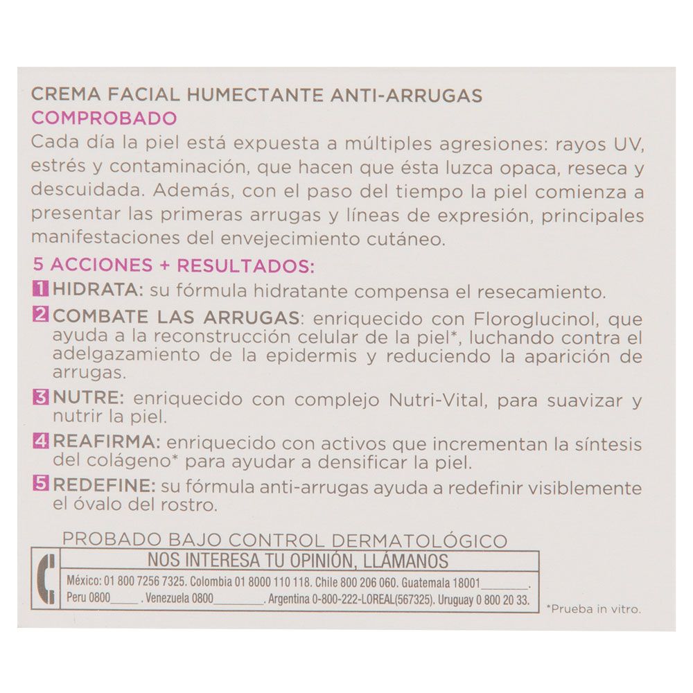 Loreal Paris Hidra Total 5 Expert Humectante Antiarrugas