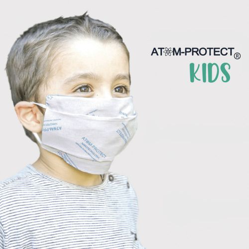 Pack 10 Atom Protect Kids Mascarilla Con Nanotecnología