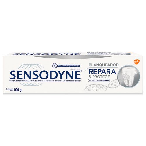 Sensodyne repara y protege blanqueador crema dental