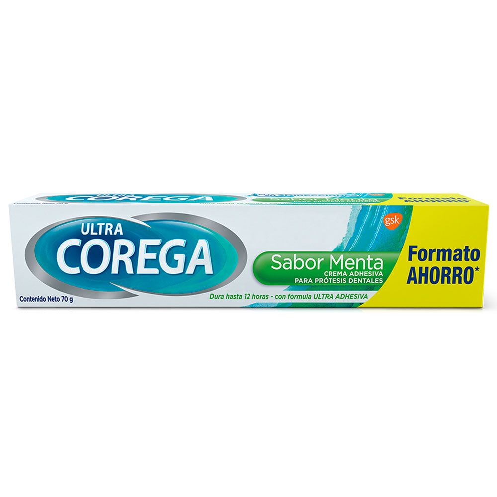 Ultra Corega Crema Adhesiva Sabor Menta