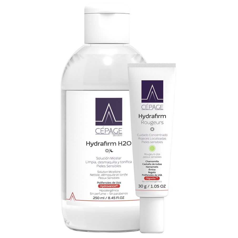Hydrafirm rougeurs x 30g + hydrafirm h20 x 250ml