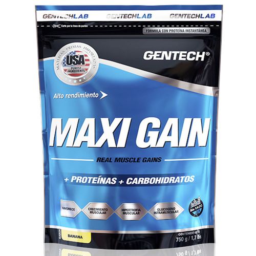 Gentech Maxi Gain Polvo X 750 Gramos