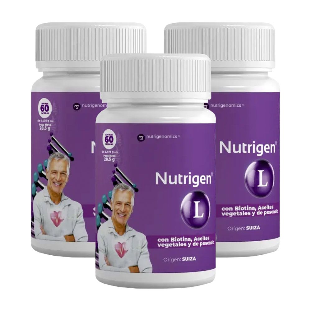 [ARCHIVADO] Pack 3 Nutrigen L Lipistase Ayuda A Reducir Las Grasas