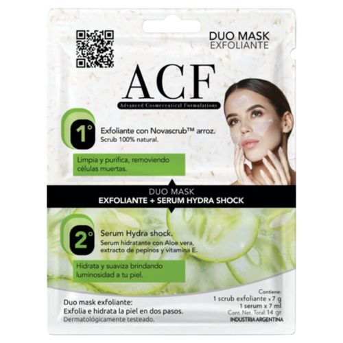 Acf Dúo Mask Exfoliante + Serum Hydra Shock