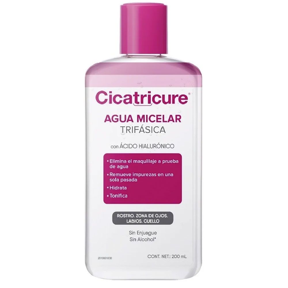 Cicatricure agua micelar trifásica