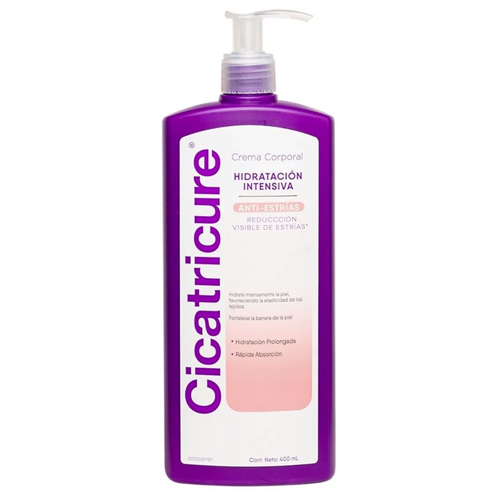 Cicatricure Corporal Crema Antiestrías Hidratación Intensiva X 400ml -  Farmacia Leloir - Tu farmacia online las 24hs